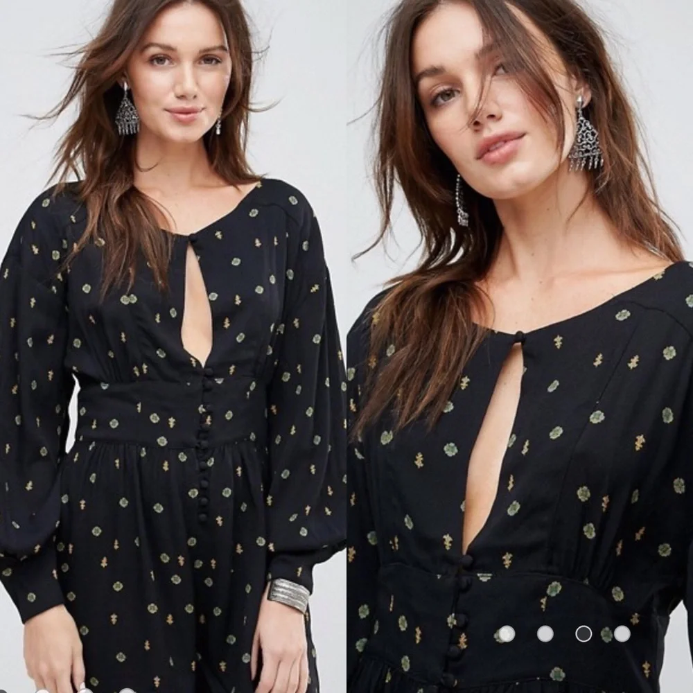 Free People Love Grows Romper SzL